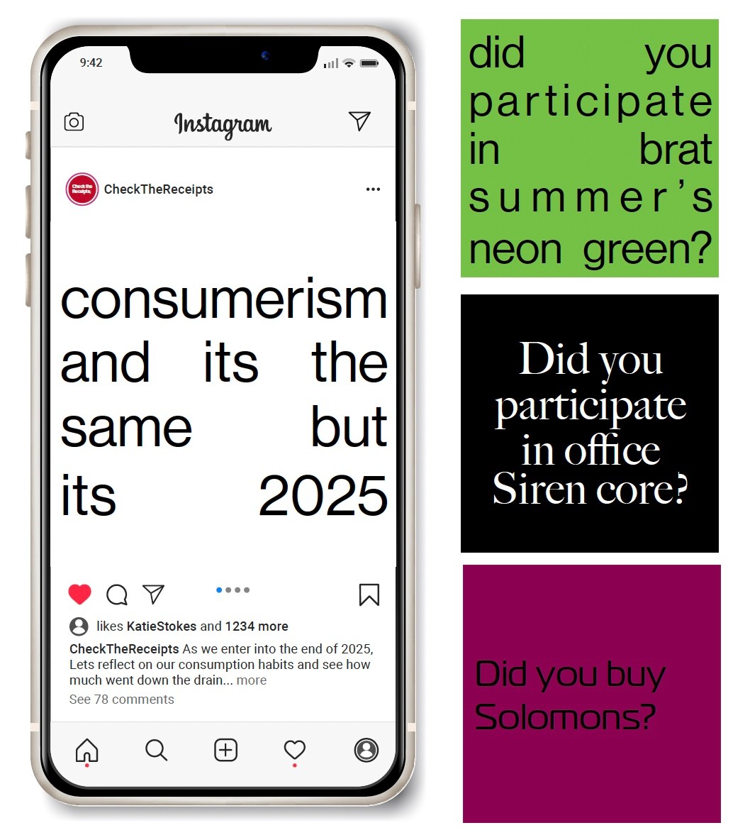A vintage wooden desk with a mirror in the corner of a room with patterned wallpaper.